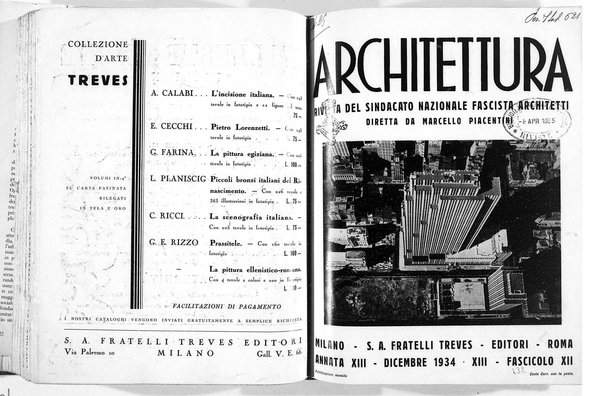 Architettura : rivista del Sindacato nazionale fascista architetti