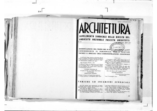 Architettura : rivista del Sindacato nazionale fascista architetti