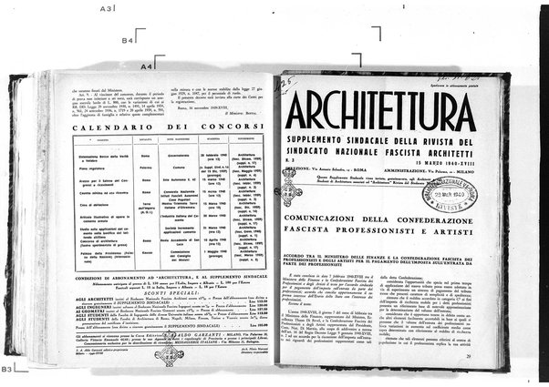 Architettura : rivista del Sindacato nazionale fascista architetti