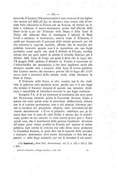 Archivio giuridico Filippo Serafini