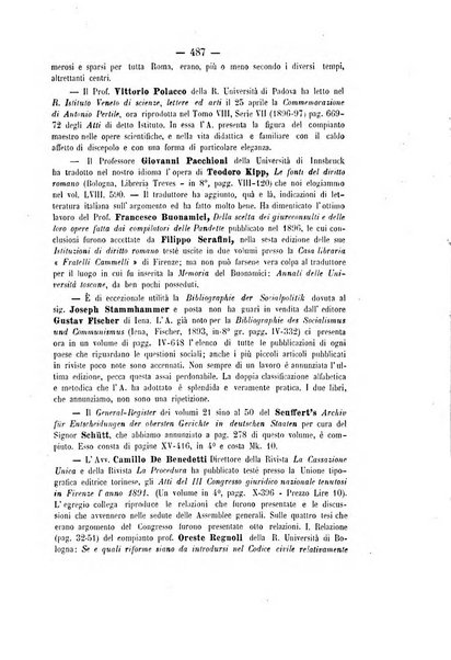 Archivio giuridico Filippo Serafini