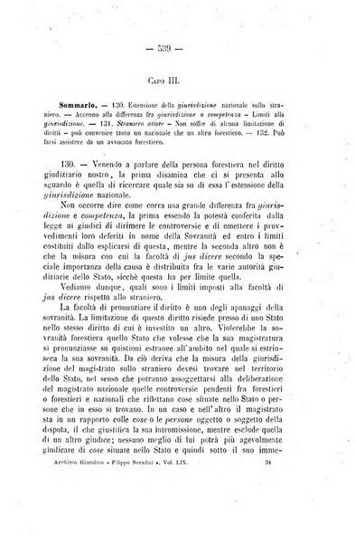 Archivio giuridico Filippo Serafini