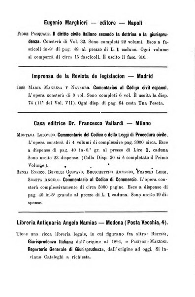 Archivio giuridico Filippo Serafini