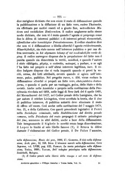 Archivio giuridico Filippo Serafini