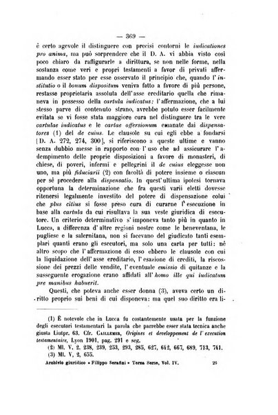 Archivio giuridico Filippo Serafini