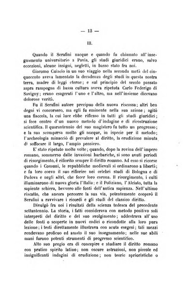 Archivio giuridico Filippo Serafini