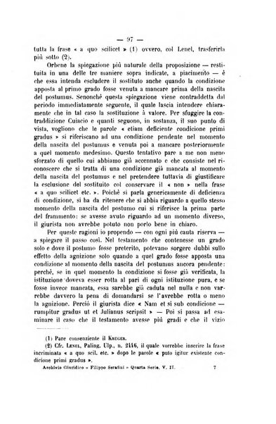 Archivio giuridico Filippo Serafini