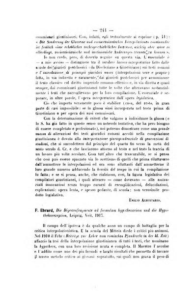 Archivio giuridico Filippo Serafini