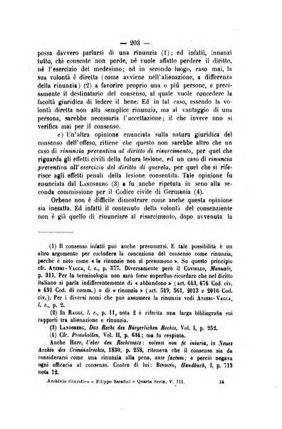 Archivio giuridico Filippo Serafini