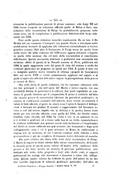 Archivio giuridico Filippo Serafini