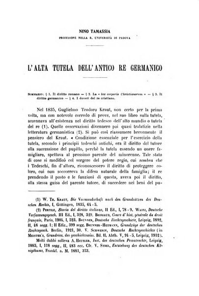 Archivio giuridico Filippo Serafini