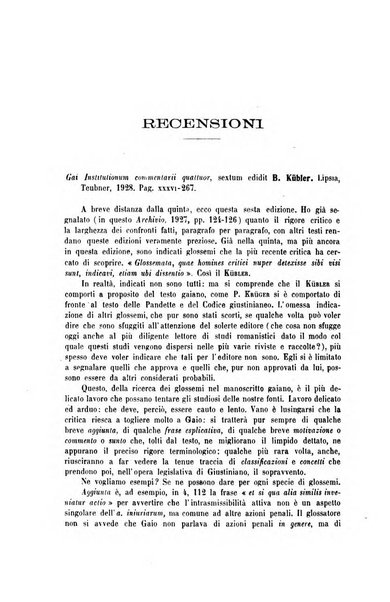 Archivio giuridico Filippo Serafini