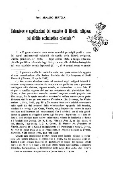 Archivio giuridico Filippo Serafini