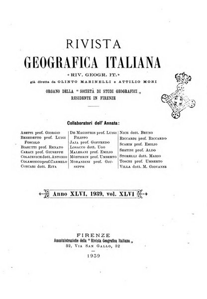 Rivista geografica italiana