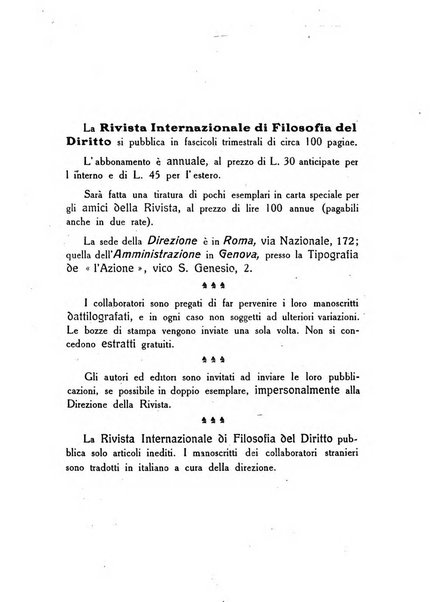 Rivista internazionale di filosofia del diritto