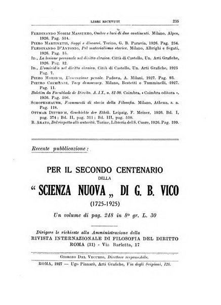 Rivista internazionale di filosofia del diritto