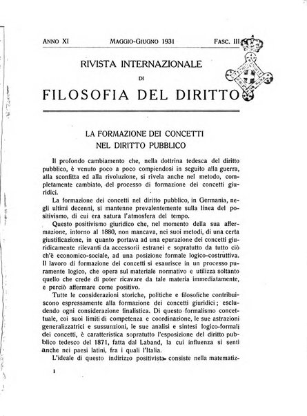 Rivista internazionale di filosofia del diritto