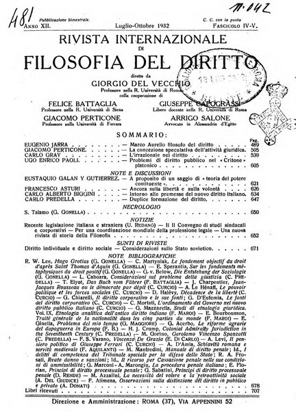 Rivista internazionale di filosofia del diritto