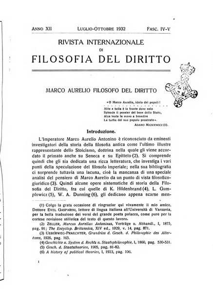 Rivista internazionale di filosofia del diritto