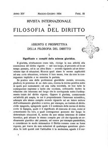 Rivista internazionale di filosofia del diritto