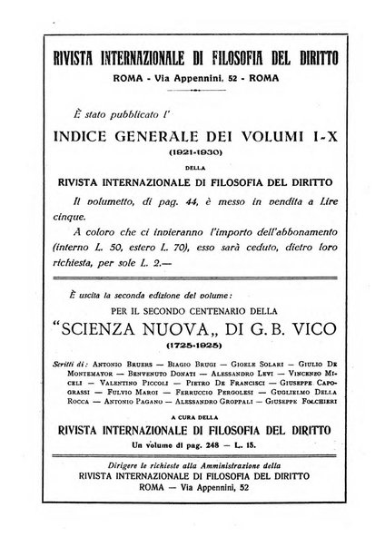 Rivista internazionale di filosofia del diritto