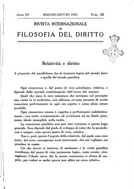 Rivista internazionale di filosofia del diritto