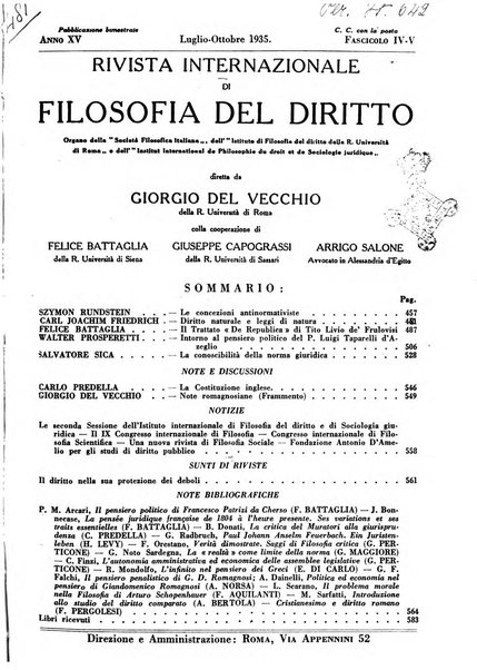 Rivista internazionale di filosofia del diritto