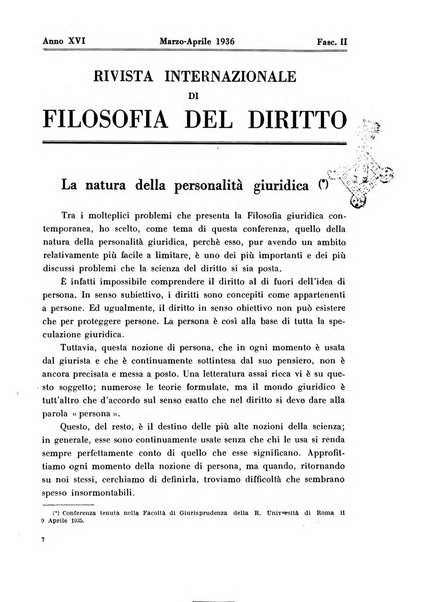 Rivista internazionale di filosofia del diritto