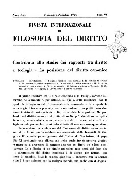 Rivista internazionale di filosofia del diritto