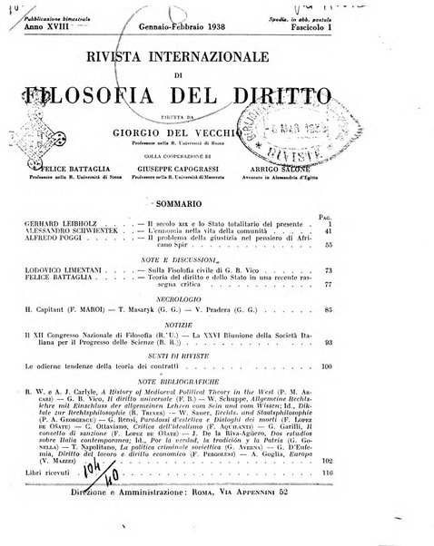 Rivista internazionale di filosofia del diritto