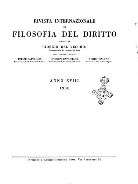 Rivista internazionale di filosofia del diritto