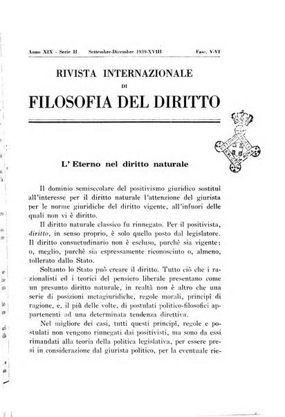 Rivista internazionale di filosofia del diritto