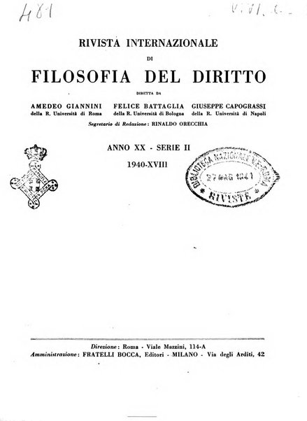 Rivista internazionale di filosofia del diritto