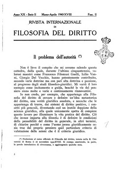 Rivista internazionale di filosofia del diritto