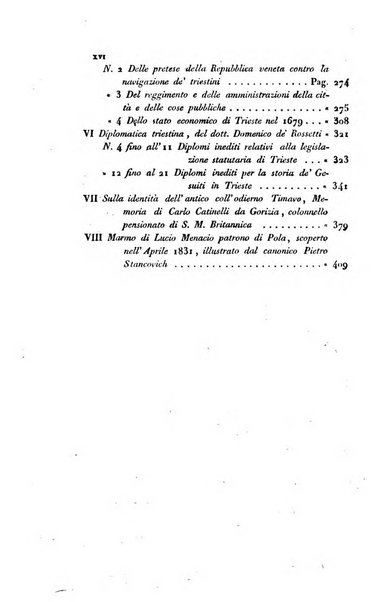 L'Archeografo triestino raccolta di opuscoli e notizie per Trieste e per l'Istria