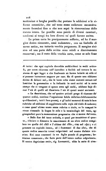 L'Archeografo triestino raccolta di opuscoli e notizie per Trieste e per l'Istria