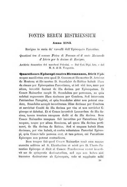 L'Archeografo triestino raccolta di opuscoli e notizie per Trieste e per l'Istria