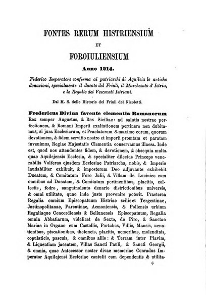 L'Archeografo triestino raccolta di opuscoli e notizie per Trieste e per l'Istria