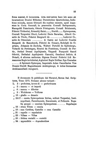 L'Archeografo triestino raccolta di opuscoli e notizie per Trieste e per l'Istria