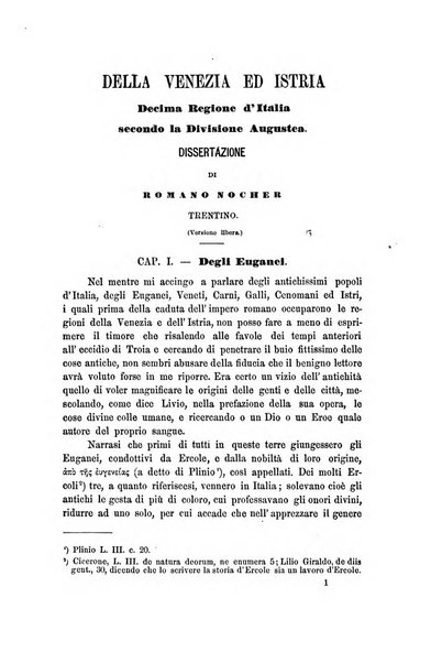 L'Archeografo triestino raccolta di opuscoli e notizie per Trieste e per l'Istria