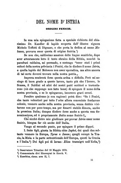 L'Archeografo triestino raccolta di opuscoli e notizie per Trieste e per l'Istria