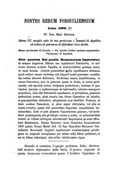 L'Archeografo triestino raccolta di opuscoli e notizie per Trieste e per l'Istria