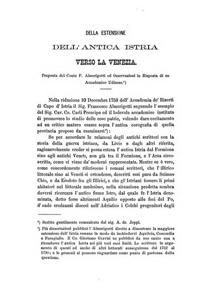 L'Archeografo triestino raccolta di opuscoli e notizie per Trieste e per l'Istria