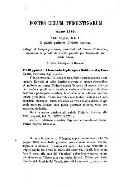 L'Archeografo triestino raccolta di opuscoli e notizie per Trieste e per l'Istria