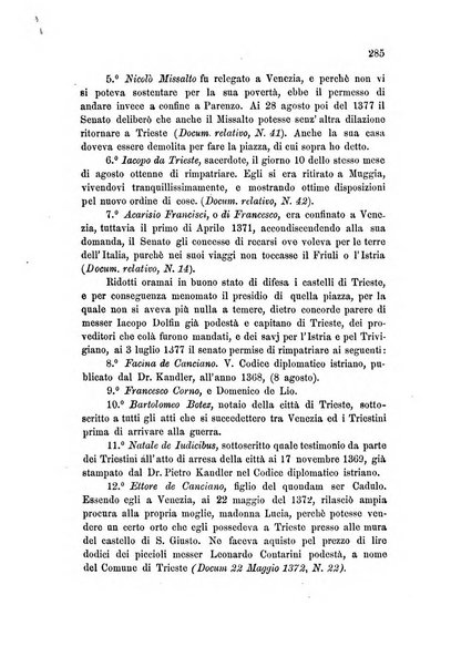 L'Archeografo triestino raccolta di opuscoli e notizie per Trieste e per l'Istria