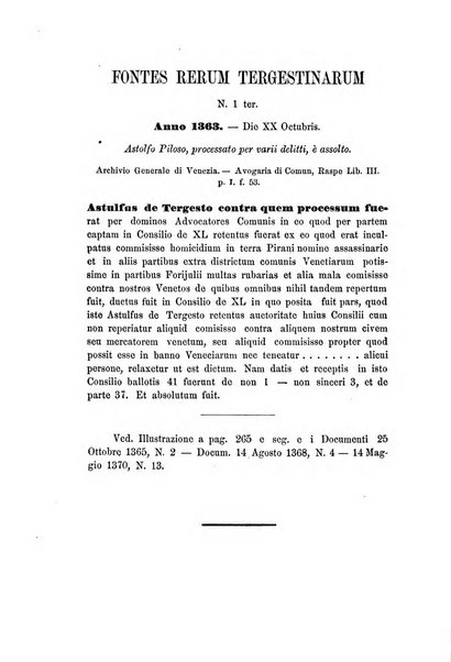 L'Archeografo triestino raccolta di opuscoli e notizie per Trieste e per l'Istria