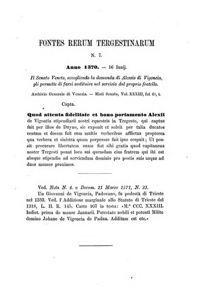 L'Archeografo triestino raccolta di opuscoli e notizie per Trieste e per l'Istria