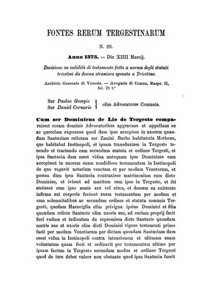 L'Archeografo triestino raccolta di opuscoli e notizie per Trieste e per l'Istria