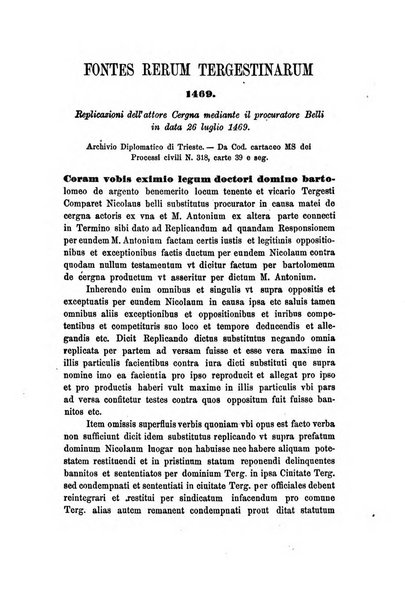 L'Archeografo triestino raccolta di opuscoli e notizie per Trieste e per l'Istria