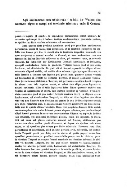 L'Archeografo triestino raccolta di opuscoli e notizie per Trieste e per l'Istria